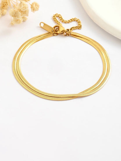 SALTY Stainless Steel Multistrand Bracelet