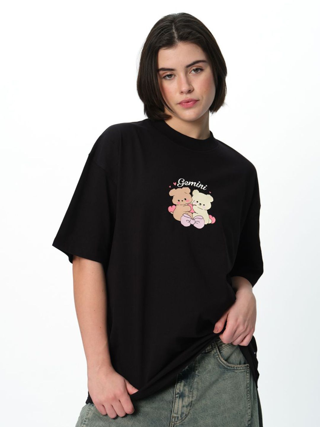 Women Gemini Groove Oversized T-Shirt