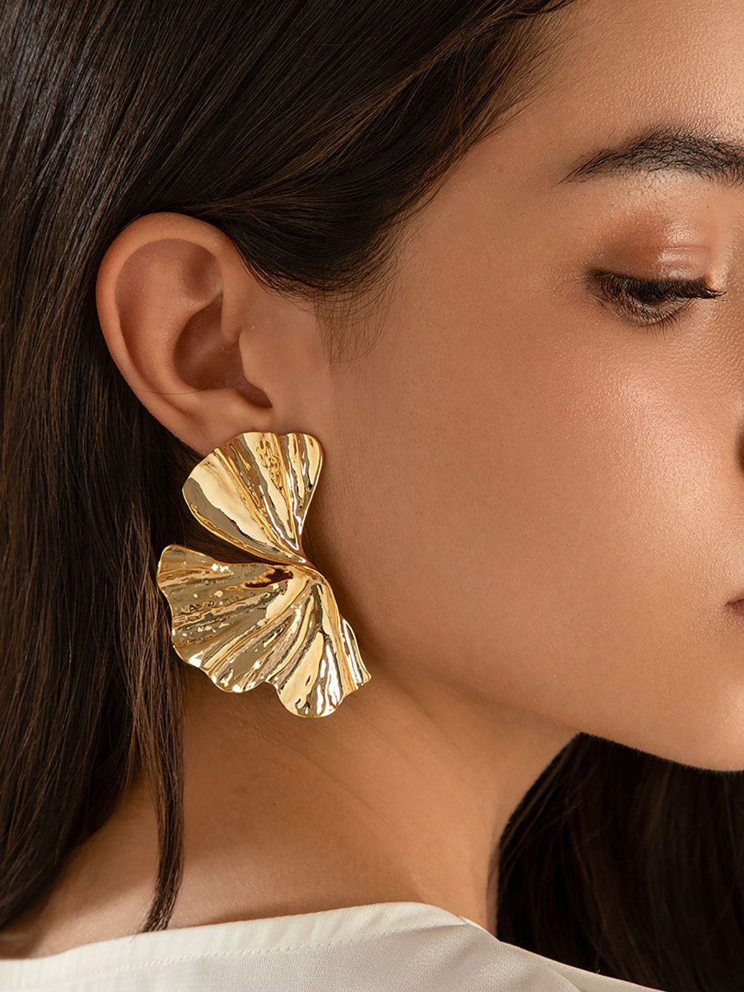 Gold-Plated Classic Drop Earrings