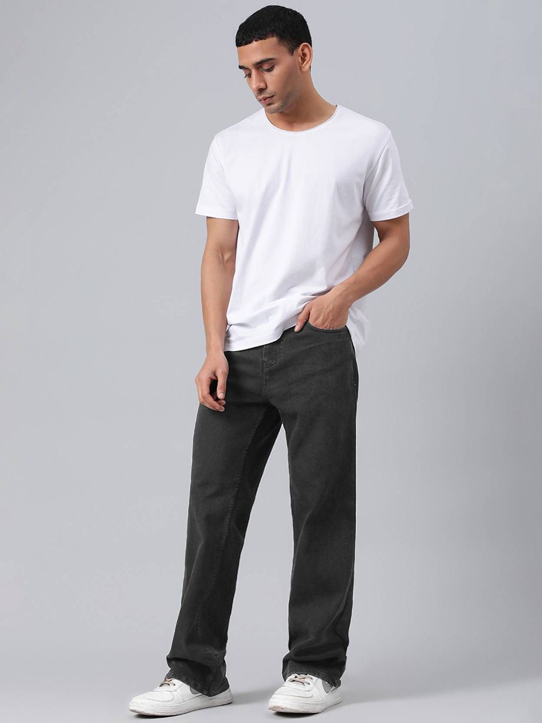 Men Regular Fit Mid-Rise Stretchable Jeans