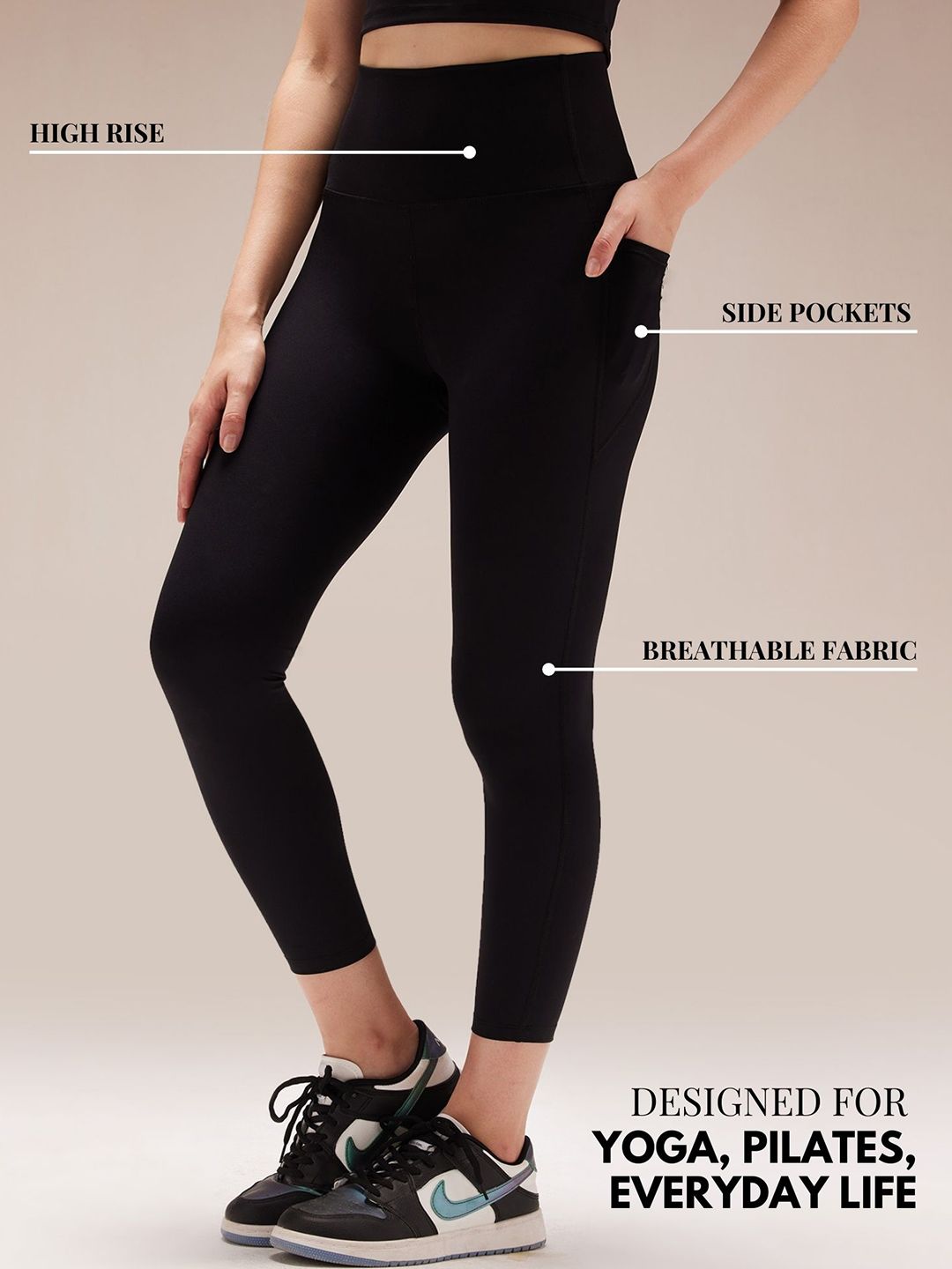Women Ankle Length Sports Running Tights