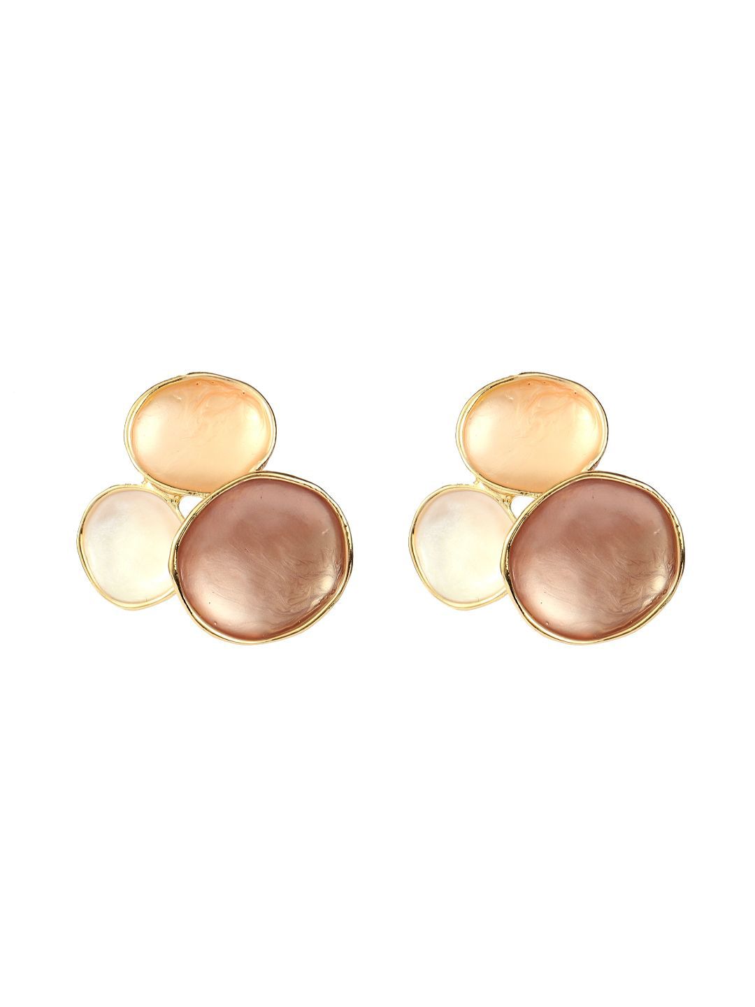 SALTY Contemporary Glossy Bloom Studs