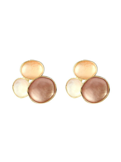 SALTY Contemporary Glossy Bloom Studs