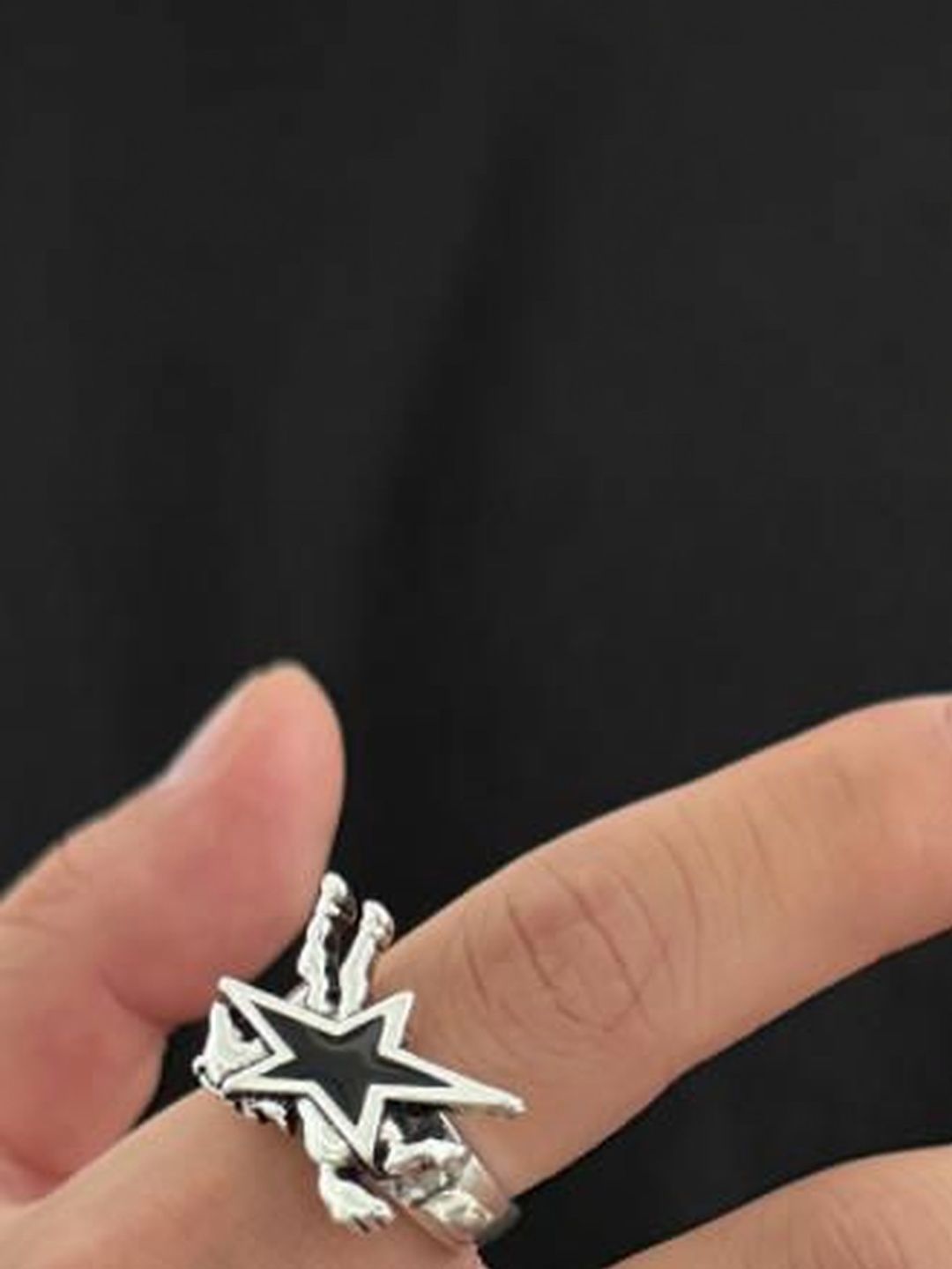 Silver-Plated Finger Ring