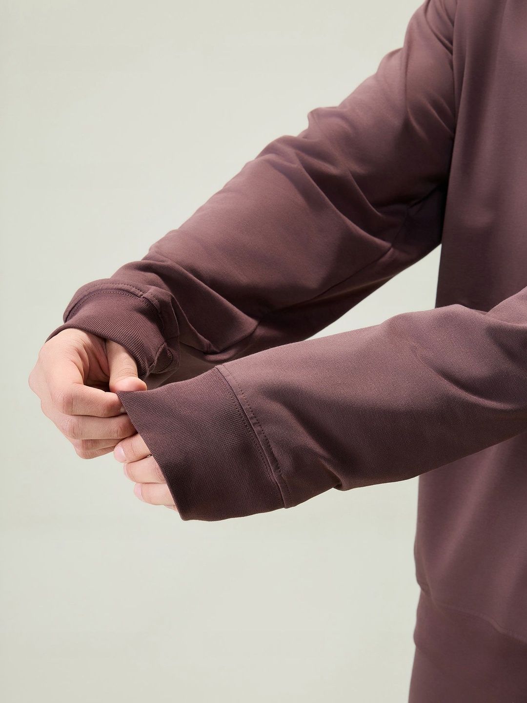 Men Brown Everywear Sweatshirt
