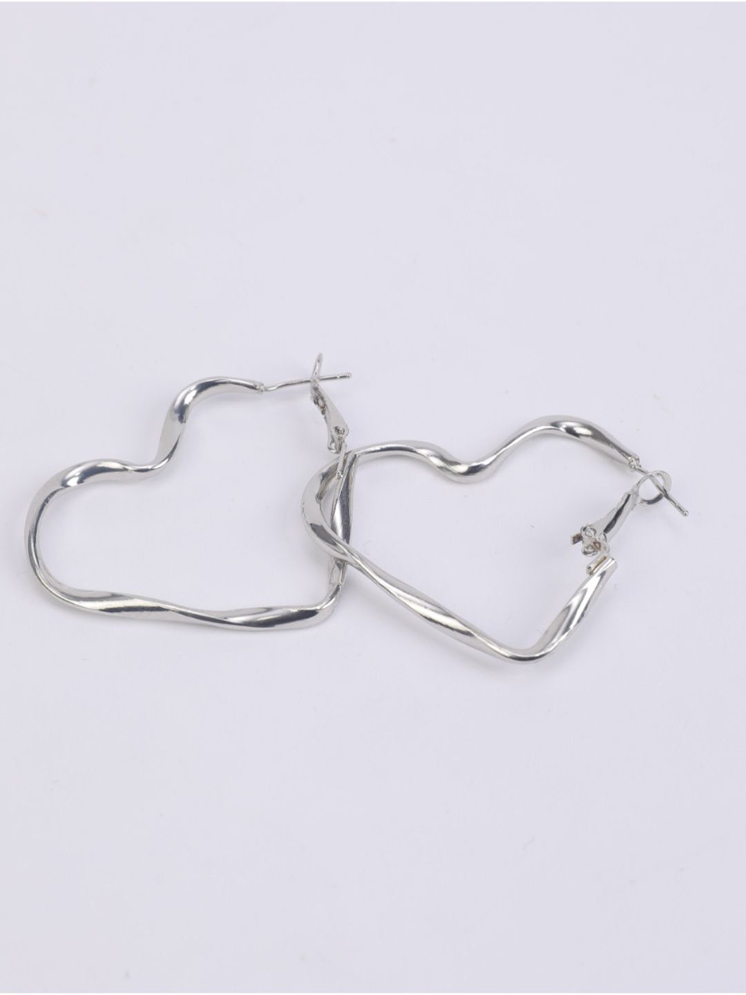 SALTY Heart Shaped Hoop Earrings