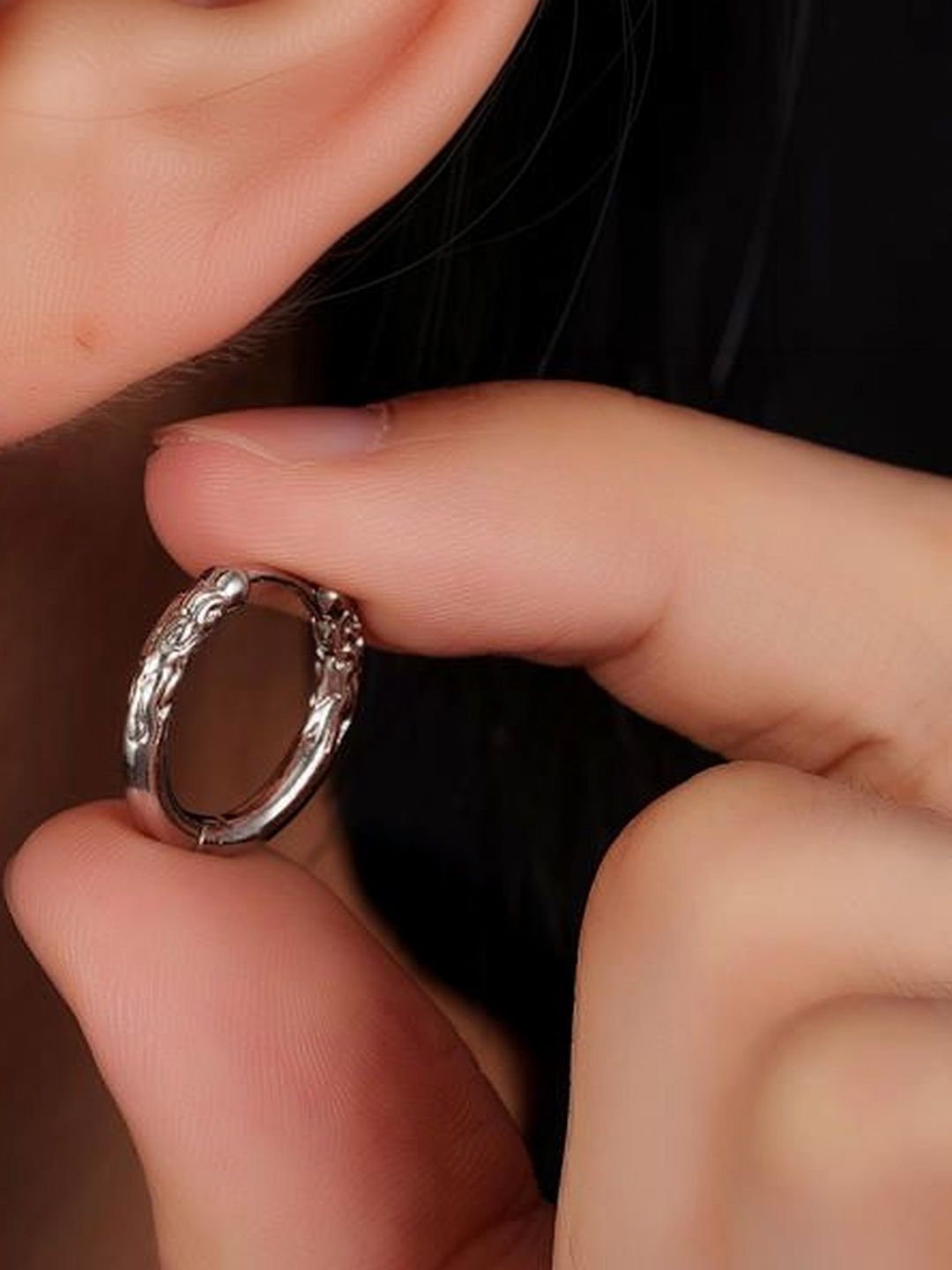 Classic Half Hoop Earrings