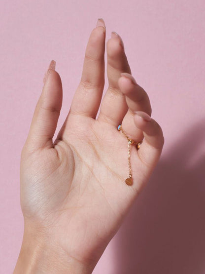 SALTY Self Love & Dove Pendant Chain & Ring Jewellery Set