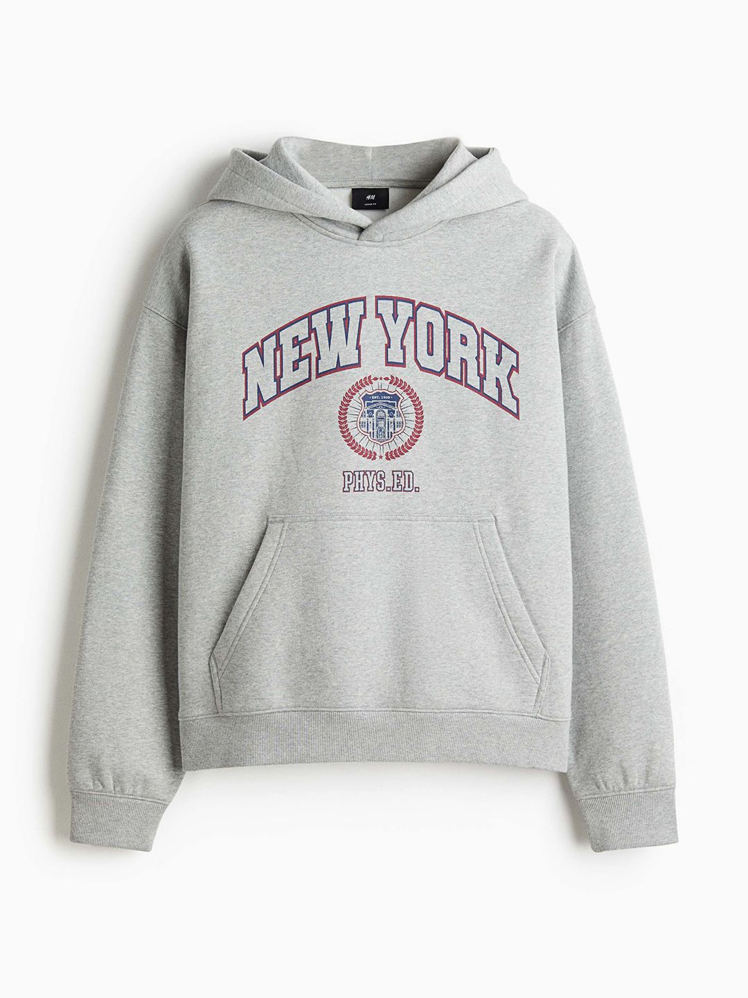 Loose Fit Printed Hoodie