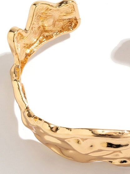Men Hand Painted Gold-Plated Kada Bracelet