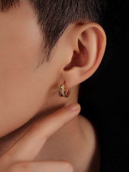 Classic Half Hoop Earrings