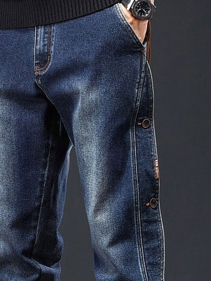 Men Relaxed Fit Mid-Rise Light Fade Jeans