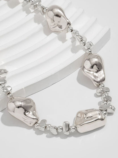 Silver-Plated Enamelled Necklace