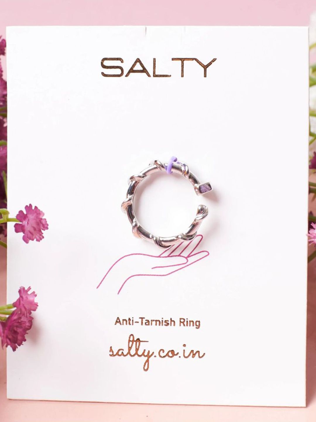 SALTY Pack of 2 Women Twisted Street Ring