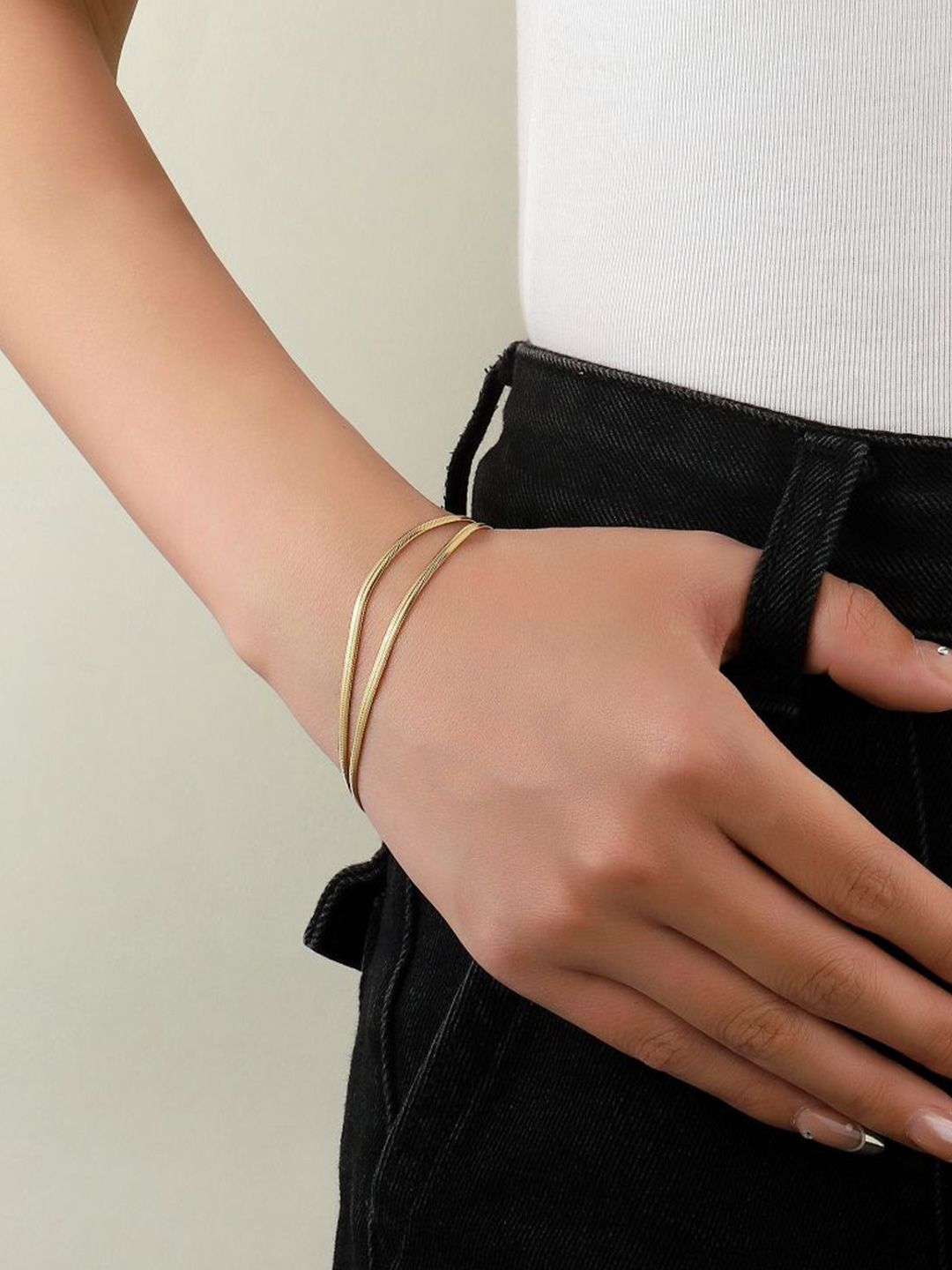 SALTY Stainless Steel Multistrand Bracelet