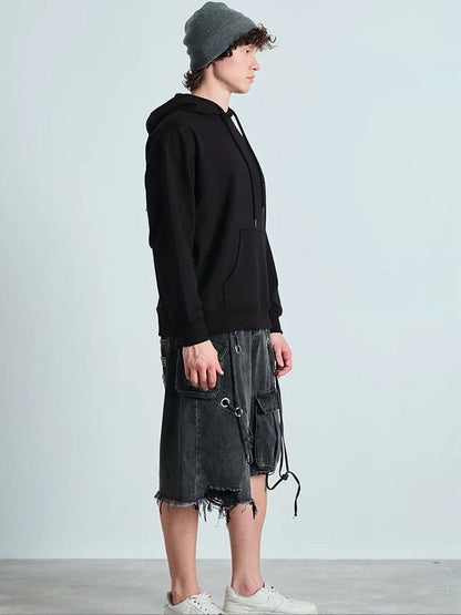 Men Printed Hooded Sweatshirt