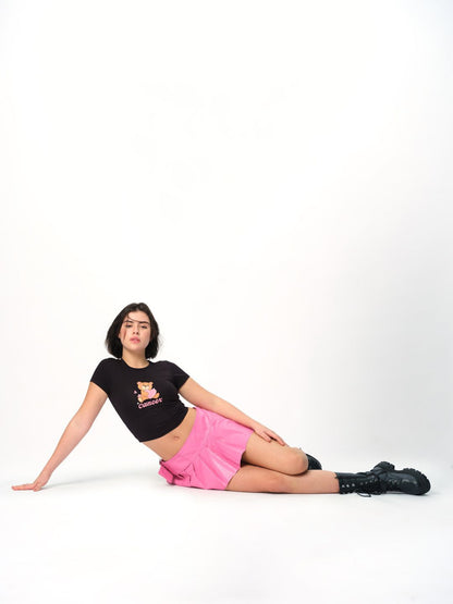 Women Monochrome Pockets Slim Fit T-shirt