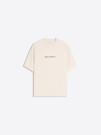 Short sleeve fleece print T-shirt