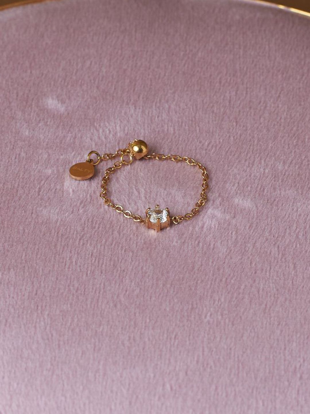 SALTY Clover & Self Love - Pendant Chain & Chain Ring Jewellery Set