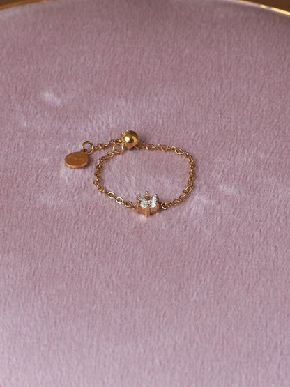 SALTY Clover & Self Love - Pendant Chain & Chain Ring Jewellery Set