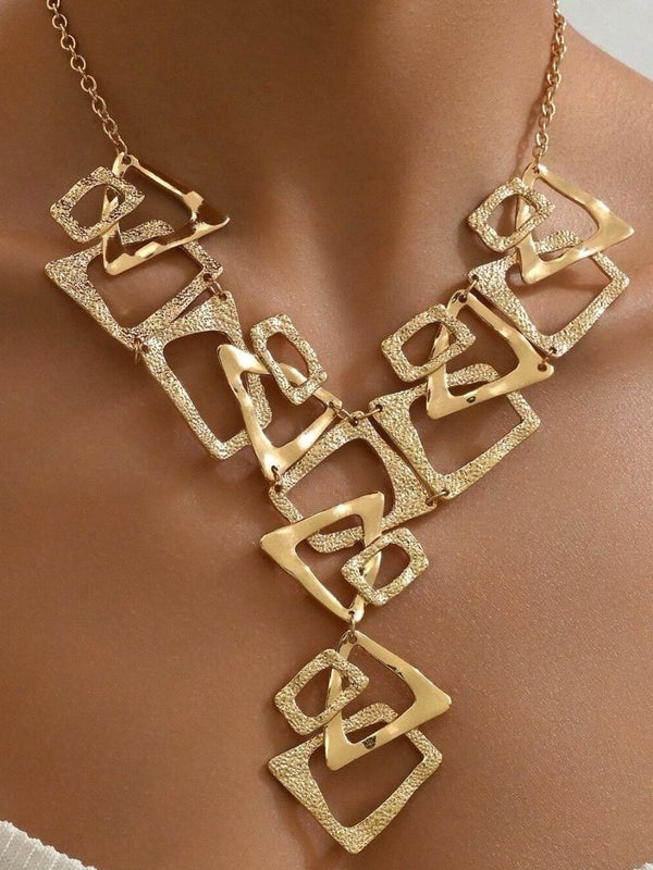 Gold-Plated Enamelled Necklace