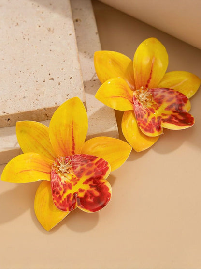 Women Floral Studs Earrings