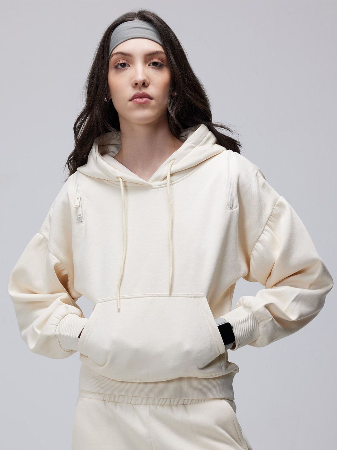 Ivory Transform Hoodie