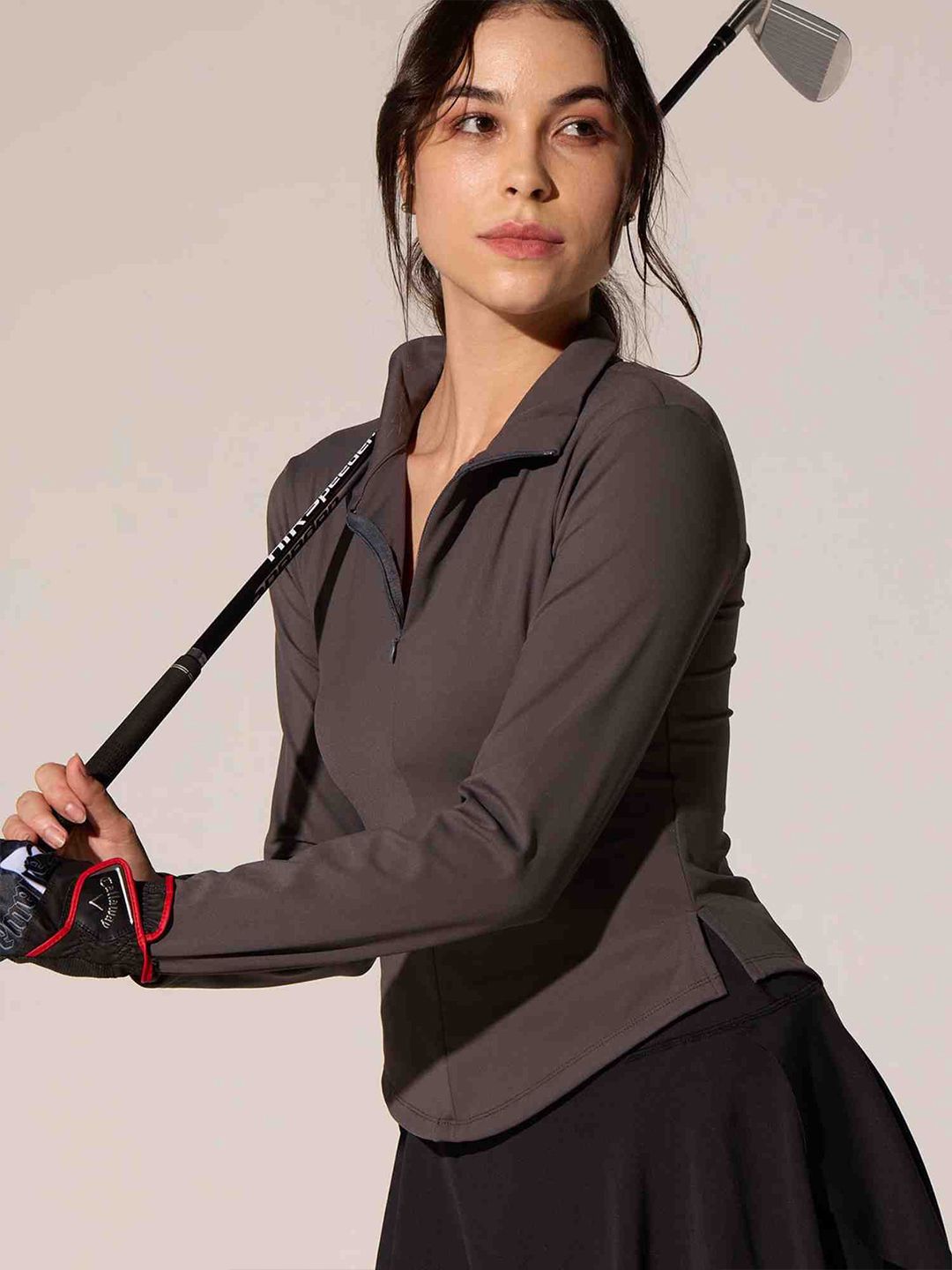Women Geometric Lightweight Crop Running Sporty Jacket
