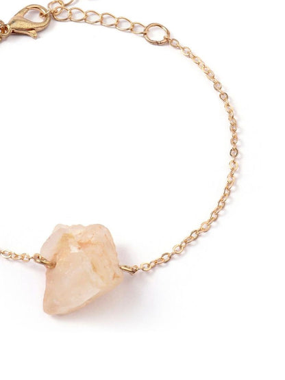 SALTY Set Of 2 Stone Of Feminine & Stone Of Confidence Bracelets