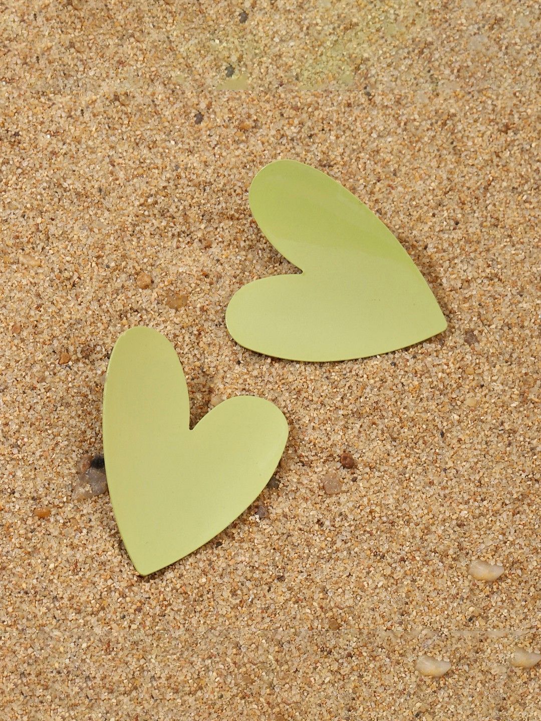 SALTY Heart Shaped Oversized Studs