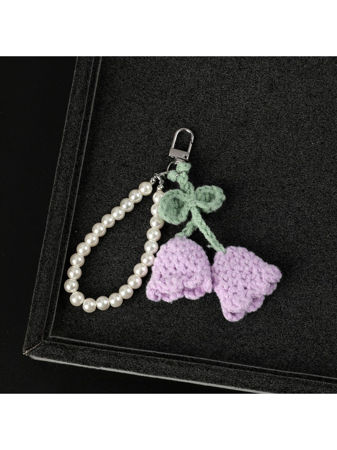 SALTY Bloom Knit Pearl Bag Charm