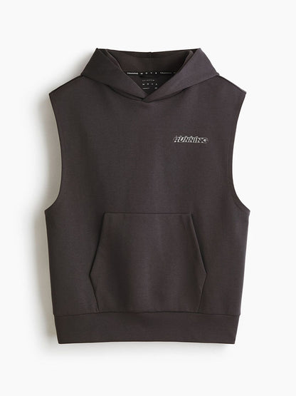 Sleeveless Sports Hoodie With DryMove