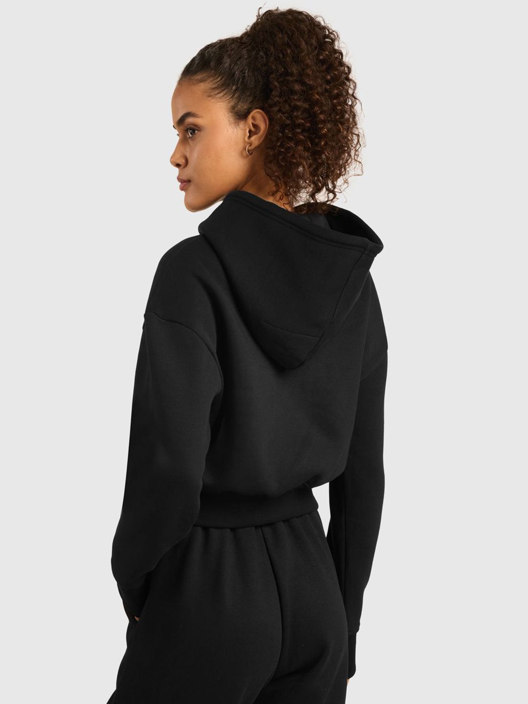 Women Cloud Ease Oversized Cropped Hoodie