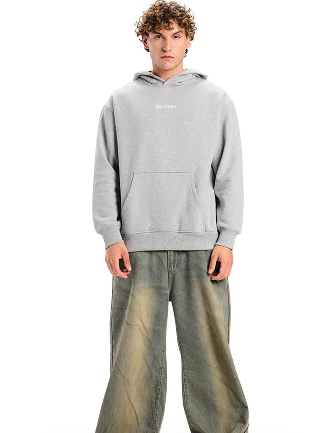 Signature Grey Melange Hoodie