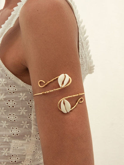 Women Gold-Plated Cuff Bracelet