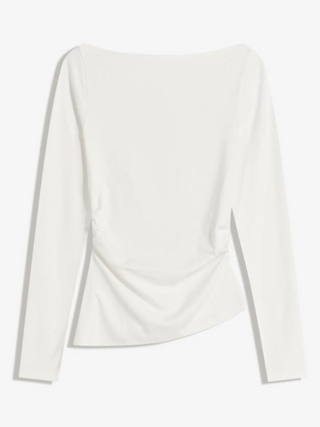 Long sleeve asymmetric T-shirt