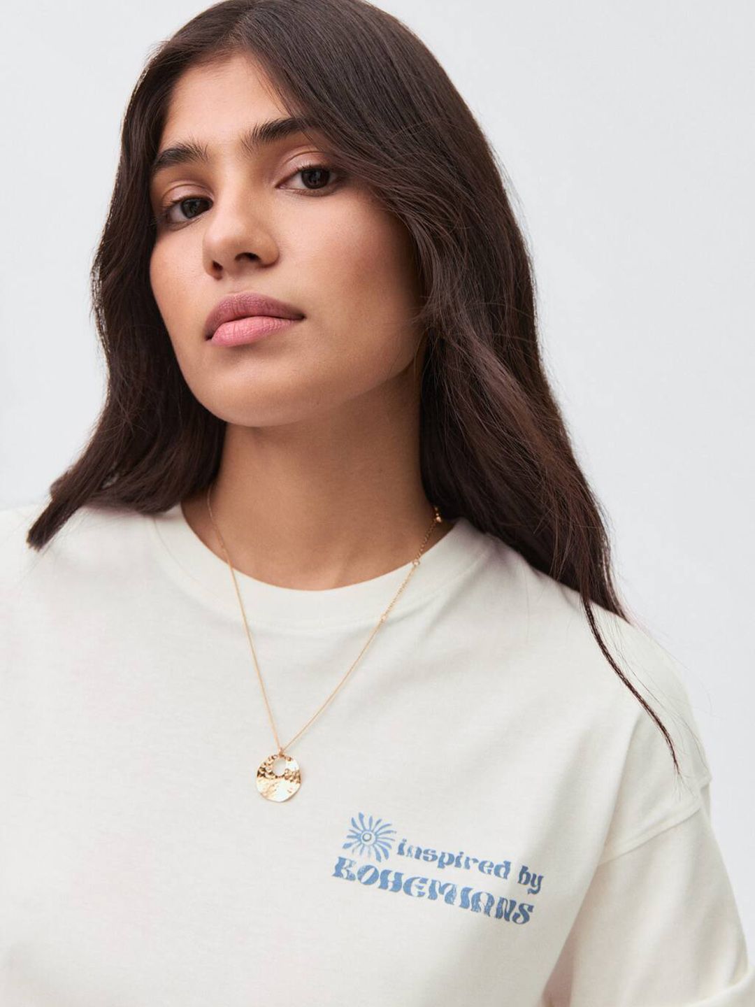 Graphic Printed Drop-Shoulder Sleeves Pure Cotton Relaxed Fit T-shirt