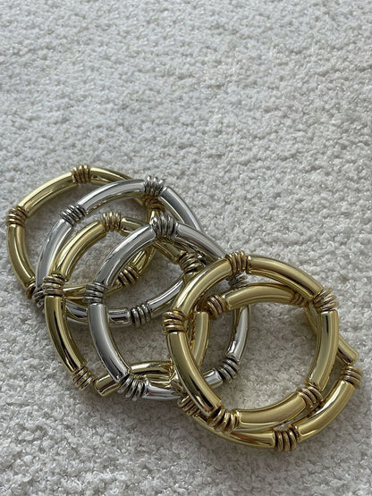 Men Alloy Silver-Plated Bracelet