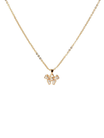 SALTY Sweet Bow Neckalce for Women & Girls
