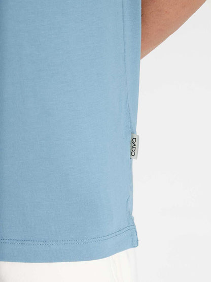 Polo Collar Pure Cotton T-shirt