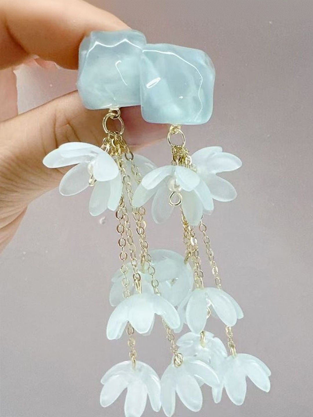 Floral Drop Earrings