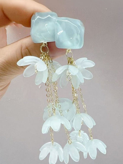 Floral Drop Earrings