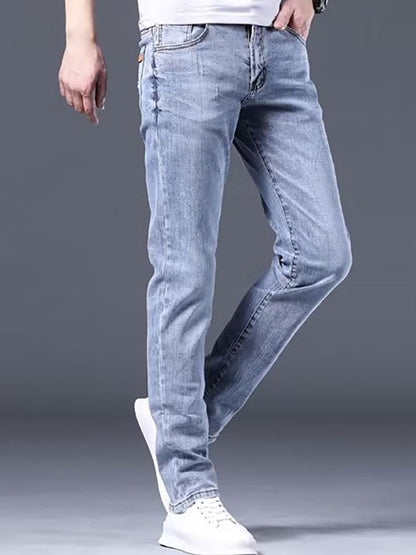Men Mid-Rise Skinny Fit Light Fade Jeans