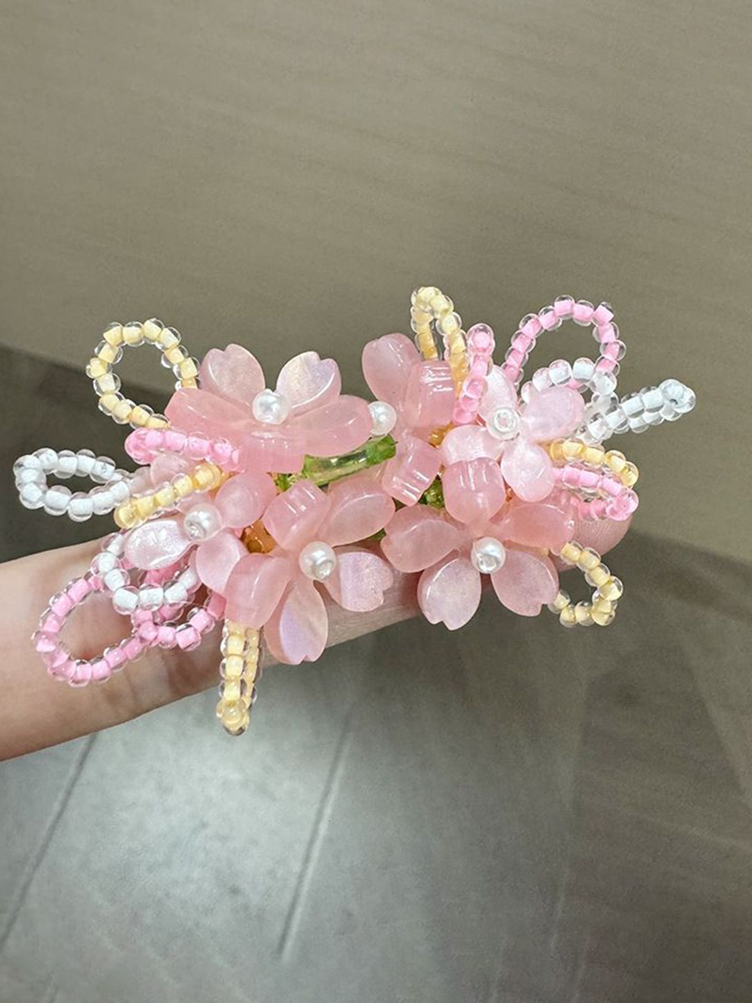 Pearls Floral Drop Earrings