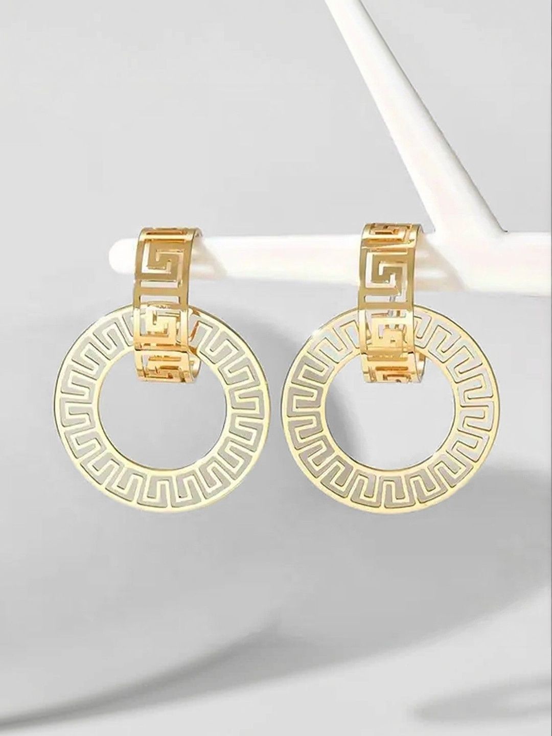 Circular Drop Earrings