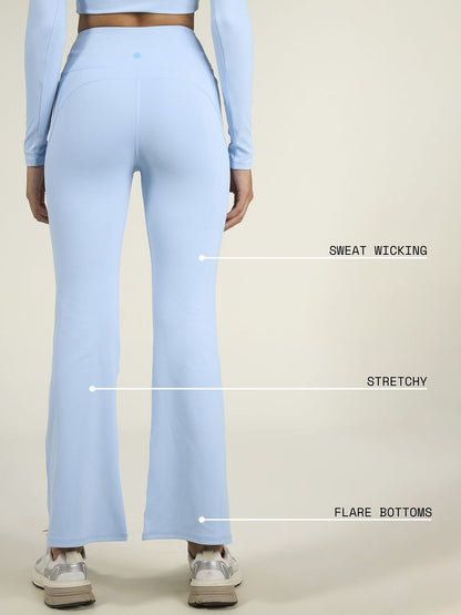 Ice Blue Petite Sculpt Bootcut Leggings