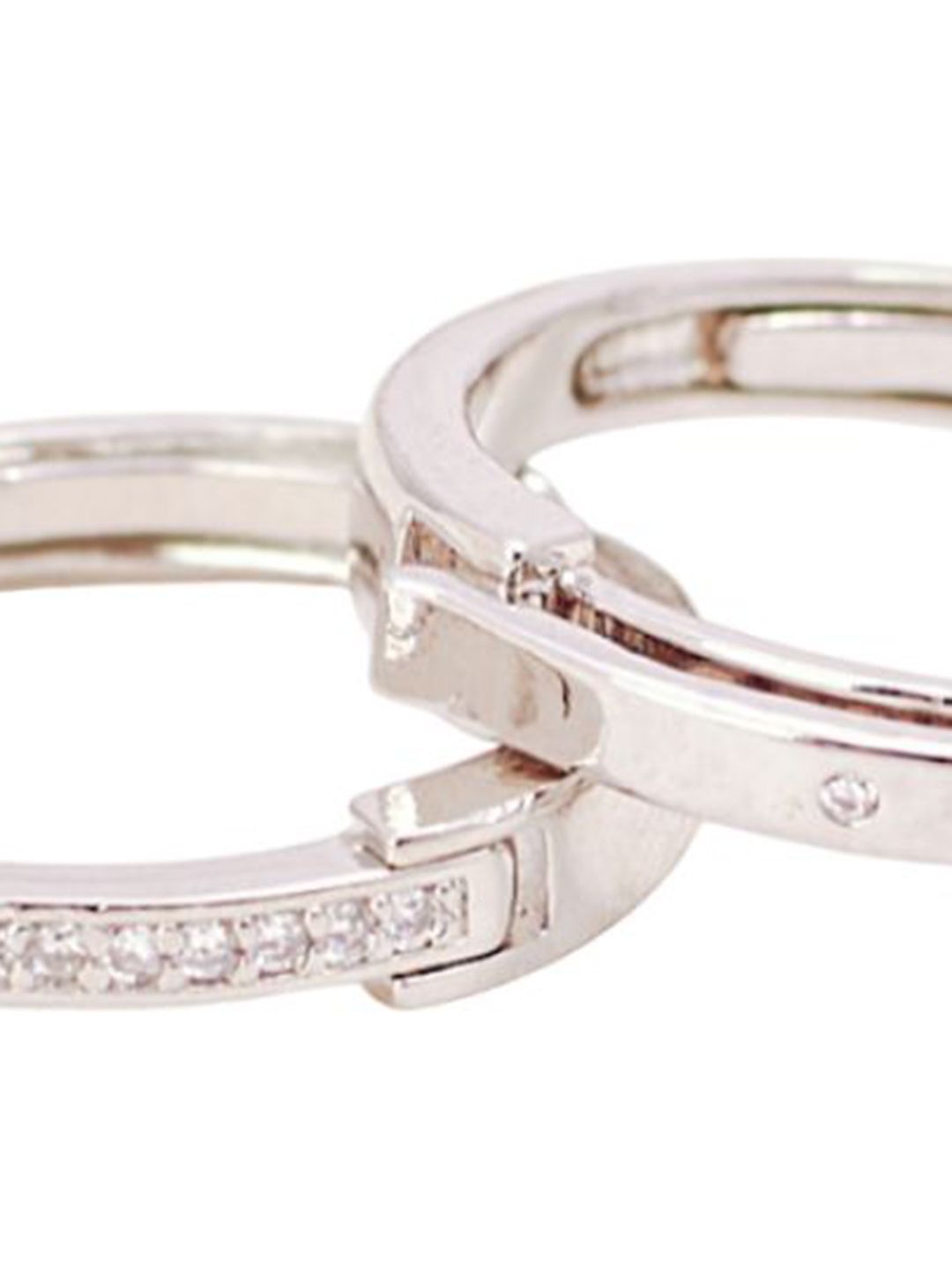SALTY Set Of 2 Youre Mine-Always Coded Couple Stylish Adjustable Finger Ring