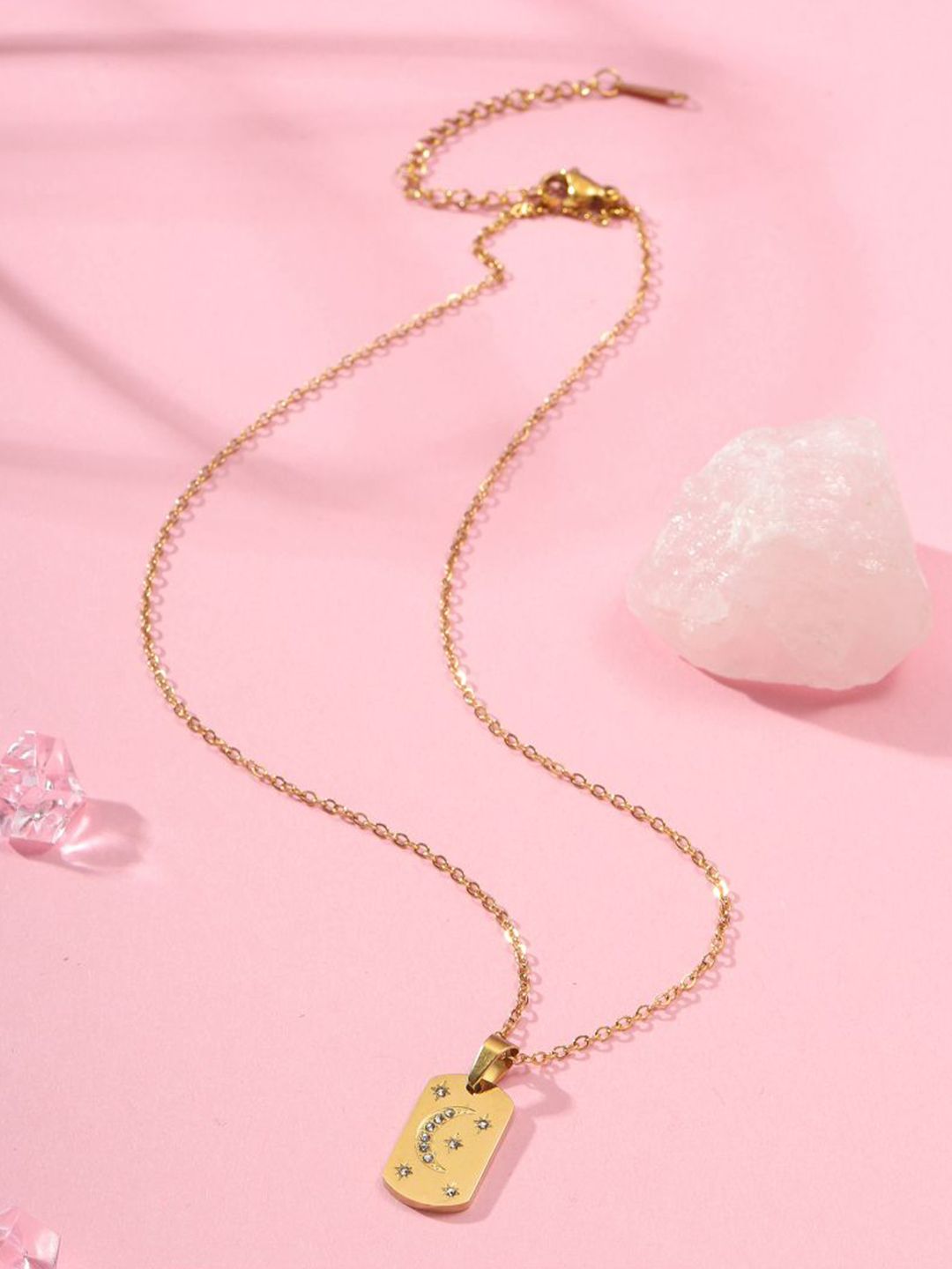 SALTY Stainless Steel Pendant With Chain