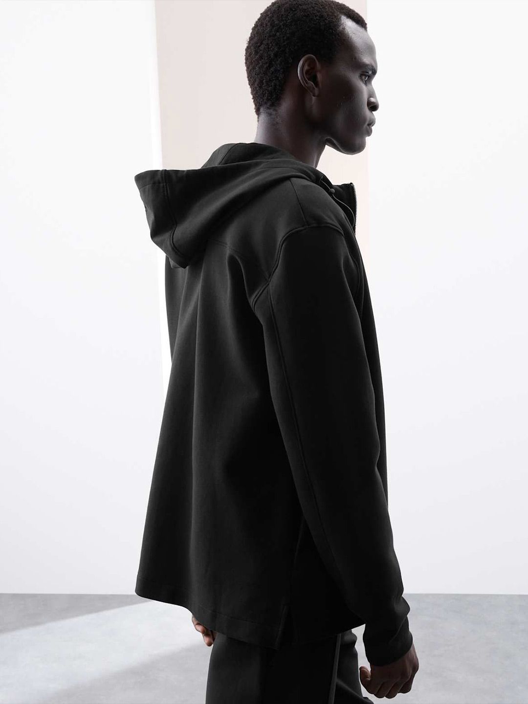 Cotton Rich Zip Up Hoodie