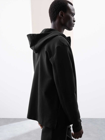 Cotton Rich Zip Up Hoodie